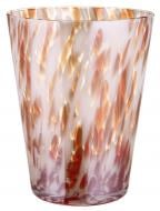 Ваза стеклянная Wrzesniak Glassworks Confetti опал 35 см красный топаз