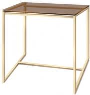Стол журнальный Куб 400 бронза/беж 400x400x415 мм Commus