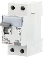 Диференційне реле Legrand 2Р 40A 30mA-AC 403001