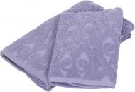 Полотенце Греция жаккард 2 шт. сизый Luna