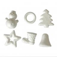 Заготовка пенопластовая Набор Новогодний микс 743164 6 шт. Santi