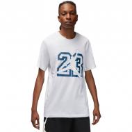 Футболка Nike M J FLT ESS JM SS CREW FB7394-100 р.2XL белый