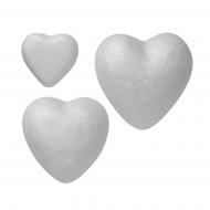 Заготовка пенопластовая Сердца микс 743122 3 шт. Santi