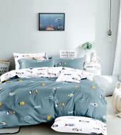 Комплект постельного белья сатин Fish разноцветный Design_CSY