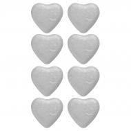 Заготовка пенопластовая Сердца 3,5 см 743121 8 шт. Santi