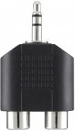Адаптер Belkin 3,5 мм – 2xRCA black (F3Y120BF)