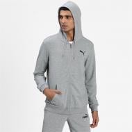 Джемпер Puma ESS SMALL LOGO FZ HOODIE 58670453 р. XL сірий