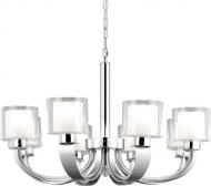 Люстра подвесная Victoria Lighting 8xE27 хром Granada/SP8
