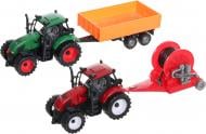 Игровой набор Shantou 2 трактора с прицепами JY42910