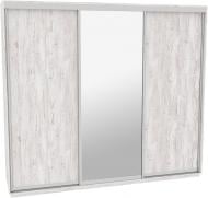 Шкаф-купе виват ВН 296 ДОМ ДСП 290x60x240 мм аляска двери / зеркало / ДСП