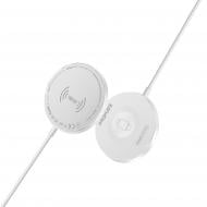 Бездротовий зарядний пристрій Promate MagCord-Trio 15W білий