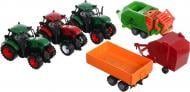 Игровой набор Shantou 3 трактора с прицепами JY58035