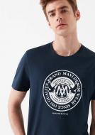 Футболка Mavi MAVI PRINTED TEE 065168-28417 р.S синий