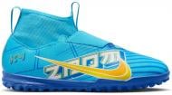 Бутсы Nike Air Zoom Mercurial Superfly 9 Academy x Mbappe TF Junior DO9794-400 р.35 голубой