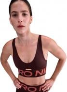 Бра Nike W NP INDY PLUNGE BRA BOLD HF7324-652 р.S бордовый