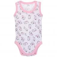 Полукомбинезон для девочки Татошка р.86 белый с розовым 1405217кшб