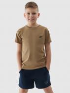 Футболка 4F TSHIRT M1116 4FJWSS24TTSHM1116-83S р.134 бежевий