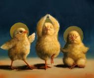 Картина на холсте Духовные цыплята ©Lucia Heffernan 50x50 см Brushme CN5360L Картина на холсте Духовные цыплята ©Lucia Heffernan 50x50 см Brushme CN5360L