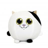 М'яка іграшка WP Merchandise Котик Пурі 17 см чорно-білий FWPKITTYPUR22WT00