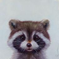 Картина на холсте Енотик ©Lucia Heffernan 30x30 см Brushme CN53300S