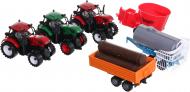 Игровой набор Shantou 3 трактора с прицепами JY58034