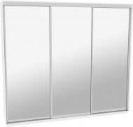 Шкаф-купе виват ВН 306 ДОМ ДСП 300x60x240 мм белый двери / зеркало