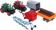 Игровой набор Shantou 2 трактора с прицепами JY42921