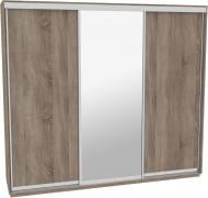 Шкаф-купе виват ВН 306 ДОМ ДСП 300x60x240 мм дуб сонома трюфель двери / зеркало / ДСП Шкаф-купе виват ВН 306 ДОМ ДСП 300x60x240 мм дуб сонома трюфель двери / зеркало / ДСП