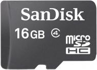 Карта пам'яті SanDisk microSDHC 16GB Class 4 (SDSDQM-016G-B35)