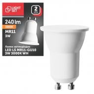 Лампа світлодіодна LIGHT SET LS WH 3 Вт MR11 GU10 220 В 3000 К Лампа світлодіодна LIGHT SET LS WH 3 Вт MR11 GU10 220 В 3000 К
