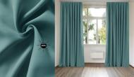Штора Дымаут Матовый 200х260 см морская волна Di&Di
