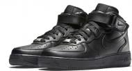 Кроссовки женские зимние Nike AIR FORCE 1 07 MID 366731-001 р.39 черные