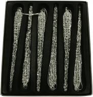 Набор игрушек Сосулька ледяная 18 см 6 шт./уп.