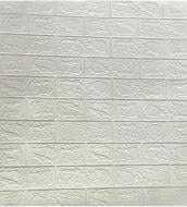 3D-панель с ПВХ кирпич белый 770x700x3 мм 3D-панель с ПВХ кирпич белый 770x700x3 мм