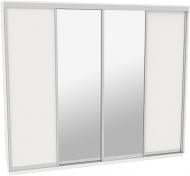 Шкаф-купе виват ВН 316 ДОМ ДСП 310x60x240 мм белый двери / зеркало / ДСП Шкаф-купе виват ВН 316 ДОМ ДСП 310x60x240 мм белый двери / зеркало / ДСП