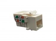 Коннектор Gear GKS-MKS50RJ45UTPC5E 1хRJ45 UTP CAT.5E белый