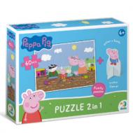 Пазлы DoDo 2 в 1 Peppa Pig 6860931