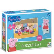 Пазлы DoDo 2 в 1 Peppa Pig 6860932