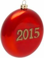 Елочная игрушка Медальон 11 см