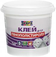 Клей для пінополістиролу ZEBRA 1 кг