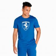Футболка Puma FERRARI RACE TONAL SHIELD TE 53375207 р.M синий Футболка Puma FERRARI RACE TONAL SHIELD TE 53375207 р.M синий