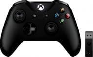 Геймпад Microsoft Xbox One Controller Black + Wireless Adapter for Windows 10 (4N7-00003)