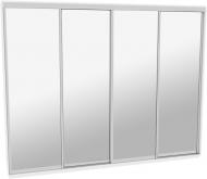 Шкаф-купе виват ВН 336 ДОМ ДСП 330x60x240 мм белый двери / зеркало
