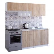 УЦІНКА! Кухня ROKO Веста дуб сонома/білий ЛДСП 2 м (УЦ №3373)