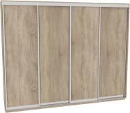 Шкаф-купе виват ВН 346 ДОМ ДСП 340x60x240 мм дуб сонома двери / ДСП Шкаф-купе виват ВН 346 ДОМ ДСП 340x60x240 мм дуб сонома двери / ДСП