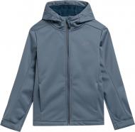 Куртка для мальчиков 4F SOFTSHELL JACKET M149 4FJAW23TSOFM149-32S р.128 синяя