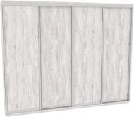 Шкаф-купе виват ВН 356 ДОМ ДСП 350x60x240 мм аляска двери / ДСП