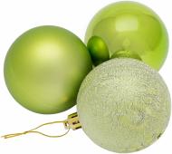 Набор игрушек Шар салатовый d70 мм 6 шт./уп.