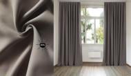Штора Дымаут Матовый 150х255 см серо-коричневый Di&Di