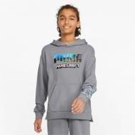 Джемпер Puma MINECRAFT HOODIE 53343676 серый